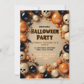 Halloween Party nodigt uit Kaart (Voorkant)