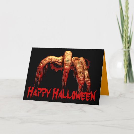 Halloween Party nodigt Zombie Horror Cards uit (Voorkant)