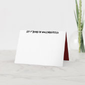 Halloween Party nodigt Zombie Horror Cards uit (Achterkant)