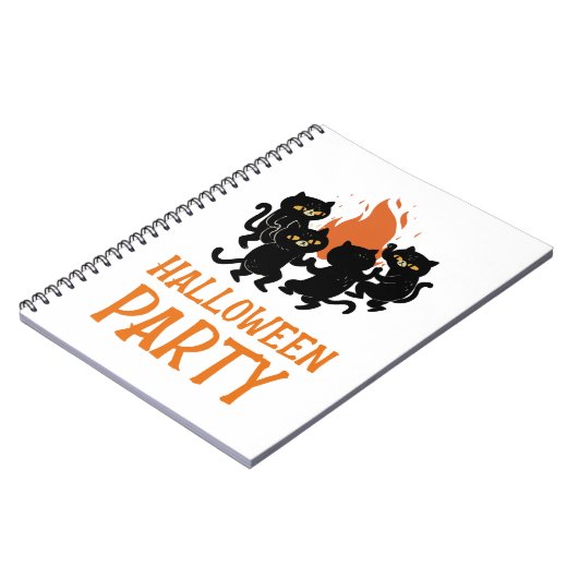 Halloween Party                Notitieboek (Linkerzijde)
