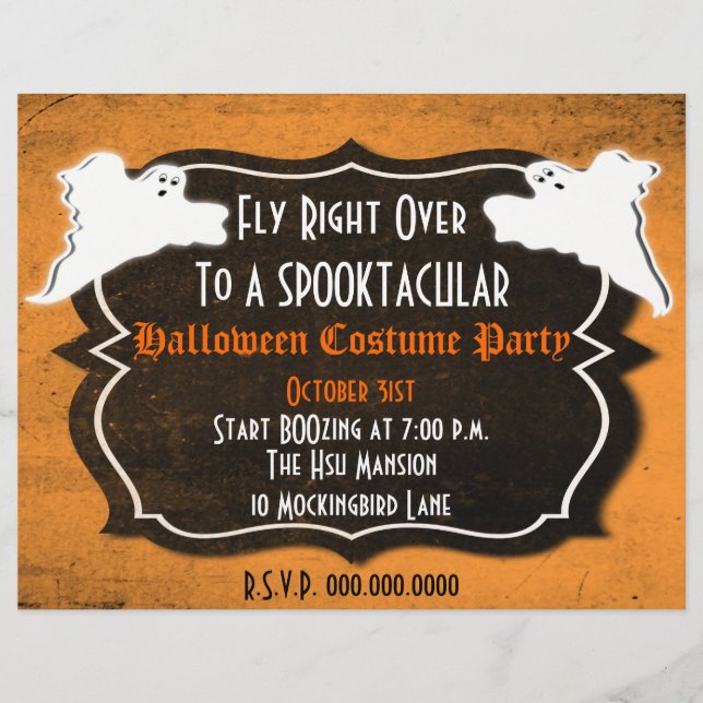  Halloween Party of Sales Flyer (Voorkant)