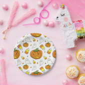Halloween Party Paper Plates Papieren Bordje (Feest)