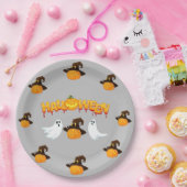 Halloween party papieren bordje (Feest)