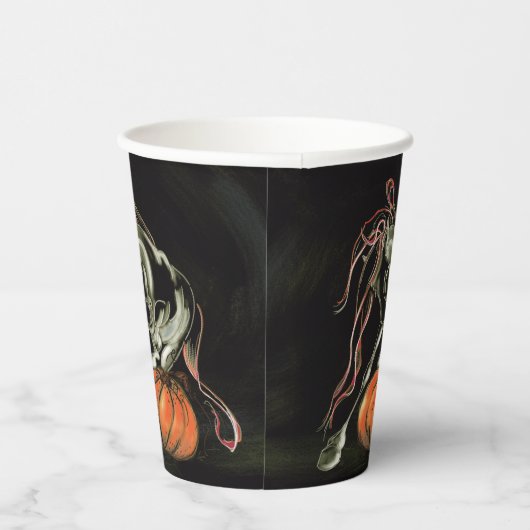 Halloween Party Pappbecher mit Pferdemotiv Papieren Bekers (Rechts)