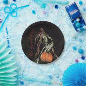 Halloween Party, Pappteller mit Geisterpferd Papieren Bordje (Feest)