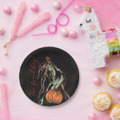 Halloween Party, Pappteller mit Geisterpferd Papieren Bordje (Feest)