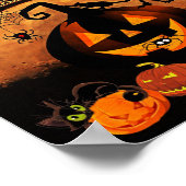 Halloween Party (pas het aan!) Poster (Hoek)