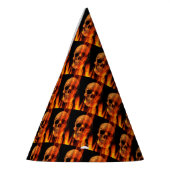 Halloween Party Pet/Skull on Fire Feesthoedjes (Links)