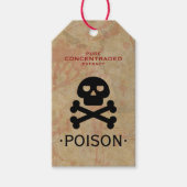 Halloween Party Poison  Cadeaulabel (Voorkant)