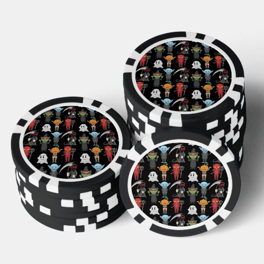 Halloween Party Poker Chips (Opstapeling)