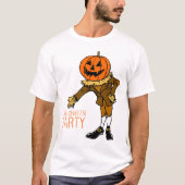 Halloween Party Pompoen Guy Clip Art, Halloween T-shirt (Voorkant)