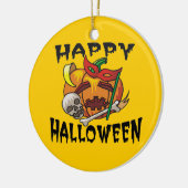 Halloween Party Pompoen Ornament (Links)