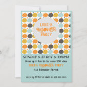 Halloween Party Pompoen Patch Custom Kaart (Voorkant)
