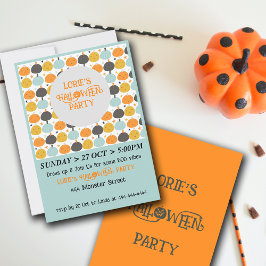 Halloween Party Pompoen Patch Custom Kaart