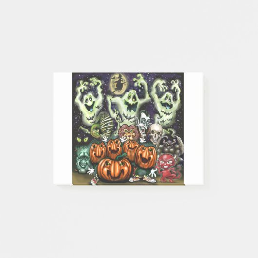 Halloween Party Post-it® Notes (Voorkant)