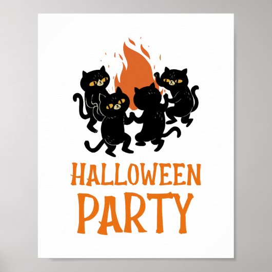 Halloween Party Poster (Voorkant)