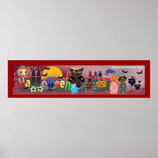 Halloween Party Poster (Voorkant)