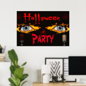Halloween Party Poster (Thuiskantoor)