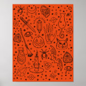 Halloween Party Poster (Voorkant)