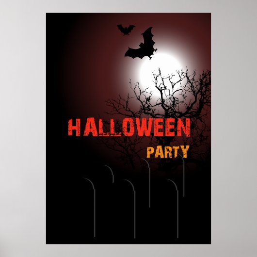 Halloween party poster (Voorkant)