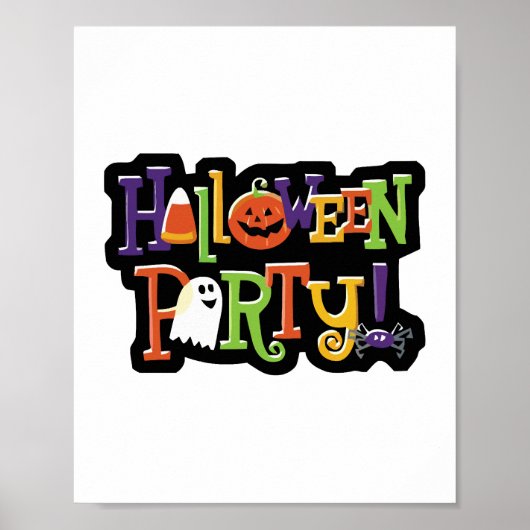 Halloween Party Poster (Voorkant)