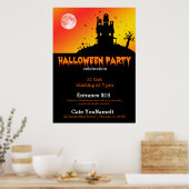 Halloween Party Poster (Keuken)