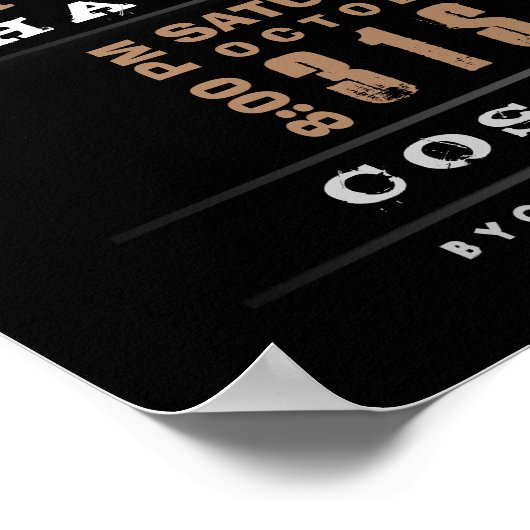 Halloween Party Poster 16 x 20 Ghoulish Bash (Hoek)