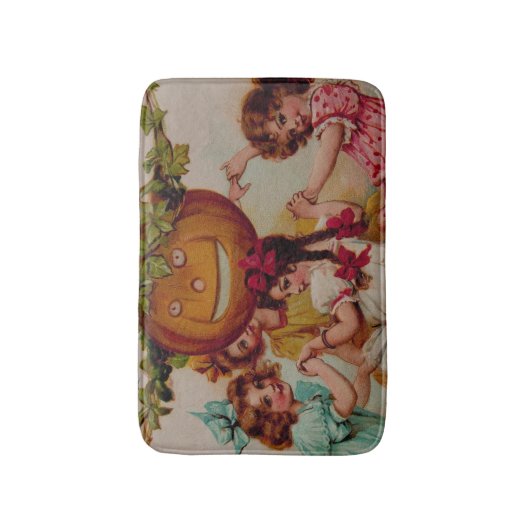 Halloween Party Pumpkin  Badmat (Voorkant Verticaal)