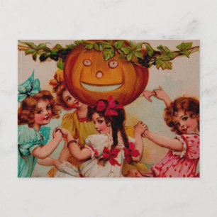 Halloween Party Pumpkin  Briefkaart