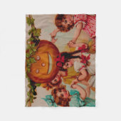 Halloween Party Pumpkin  Fleece Deken (Voorkant)