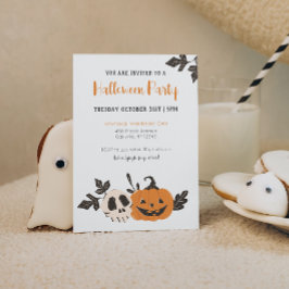Halloween Party Pumpkin Kaart