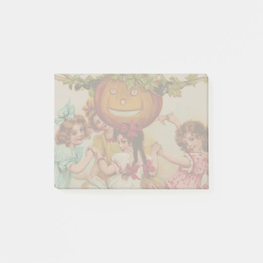 Halloween Party Pumpkin Post-it® Notes (Voorkant)