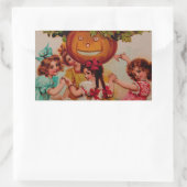 Halloween Party Pumpkin  Rechthoekige Sticker (Tas)