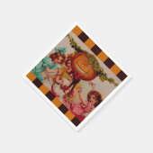 Halloween Party Pumpkin  Servet (Hoek)