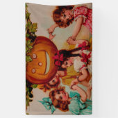 Halloween Party Pumpkin  Spandoek (Verticaal)