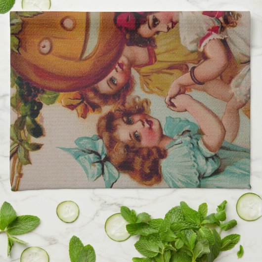 Halloween Party Pumpkin  Theedoek (Gevouwen)