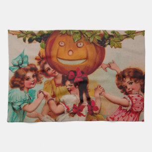 Halloween Party Pumpkin Theedoek