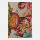 Halloween Party Pumpkin  Theedoek (Verticaal)