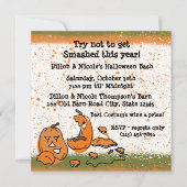 Halloween Party Pumpkins Kaart (Voorkant)