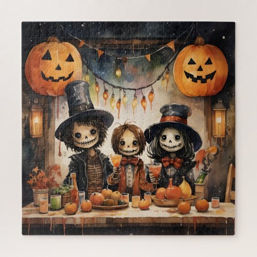 Halloween Party Puzzle Legpuzzel (Verticaal)