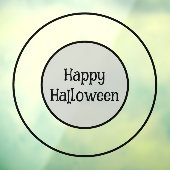 Halloween Party Raamsticker (Vel 3)