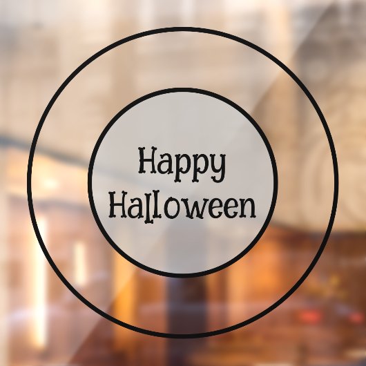 Halloween Party Raamsticker (Vel 2)