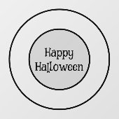 Halloween Party Raamsticker (Vel)