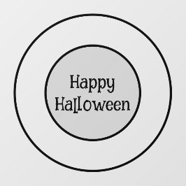 Halloween Party Raamsticker