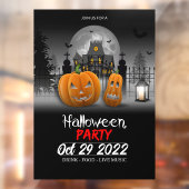 Halloween Party Raamsticker (Vel 2)