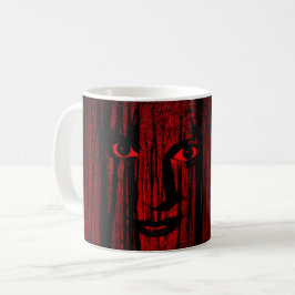 Halloween Party Red Black Gothic Evil Horror Scary Koffiemok