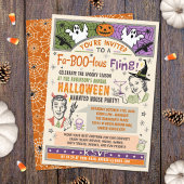 Halloween Party Retro Herfst Humor Foutous Fling Kaart