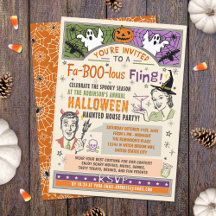 Halloween Party Retro Herfst Humor Foutous Fling
