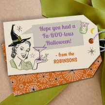 Halloween Party Retro Humor Faboolous Custom Name