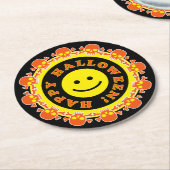 Halloween Party Ronde Kartonnen Onderzetter (Gebogen)